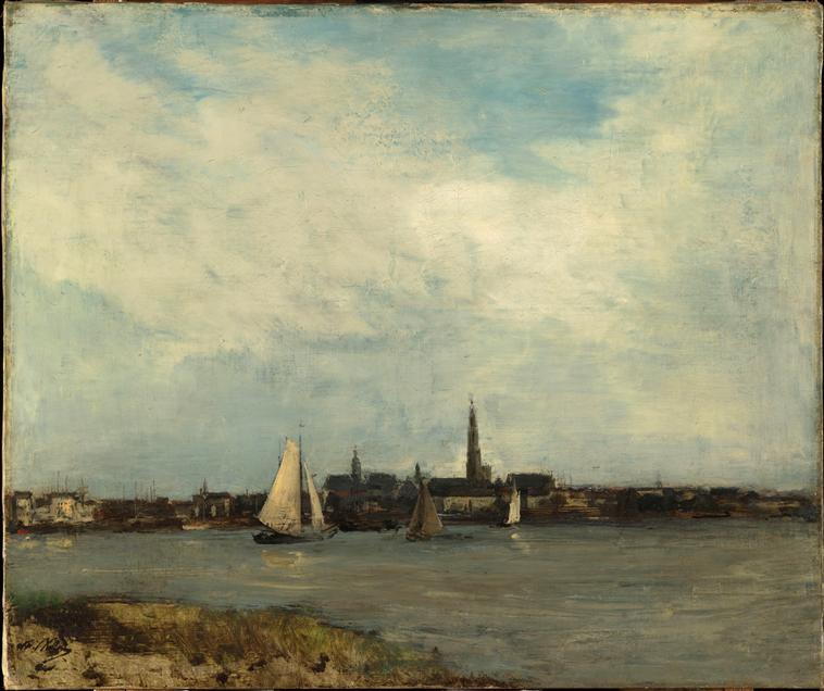 VUE D'ANVERS ; OU LE PORT D'ANVERS