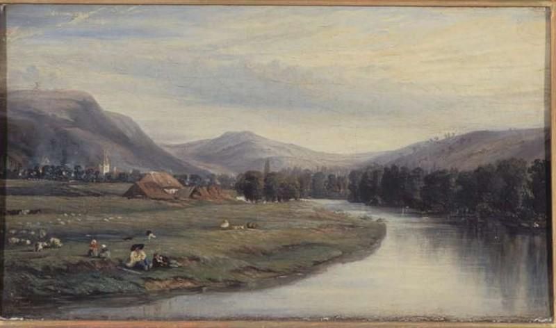 VUE DE LA SEINE VERS 1820