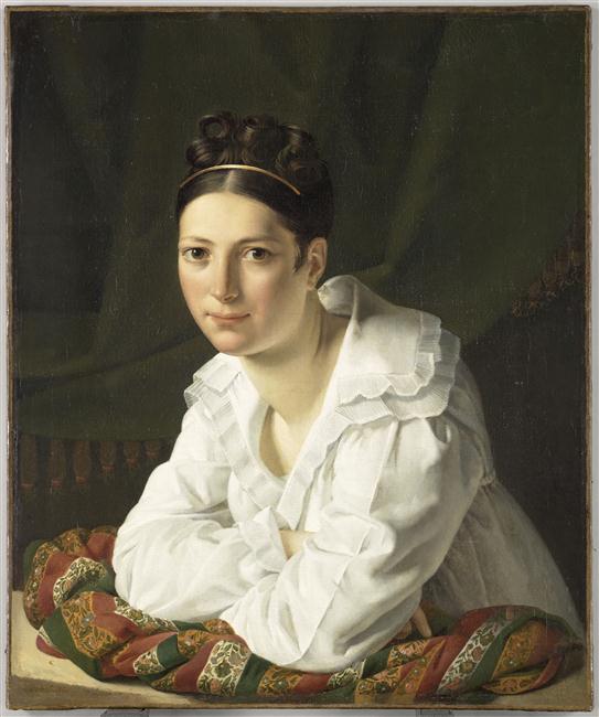 PORTRAIT DE MADAME CLAUDE-MARIE DUBUFE, NEE EDMEE-FRANCOISE DUMENILLET