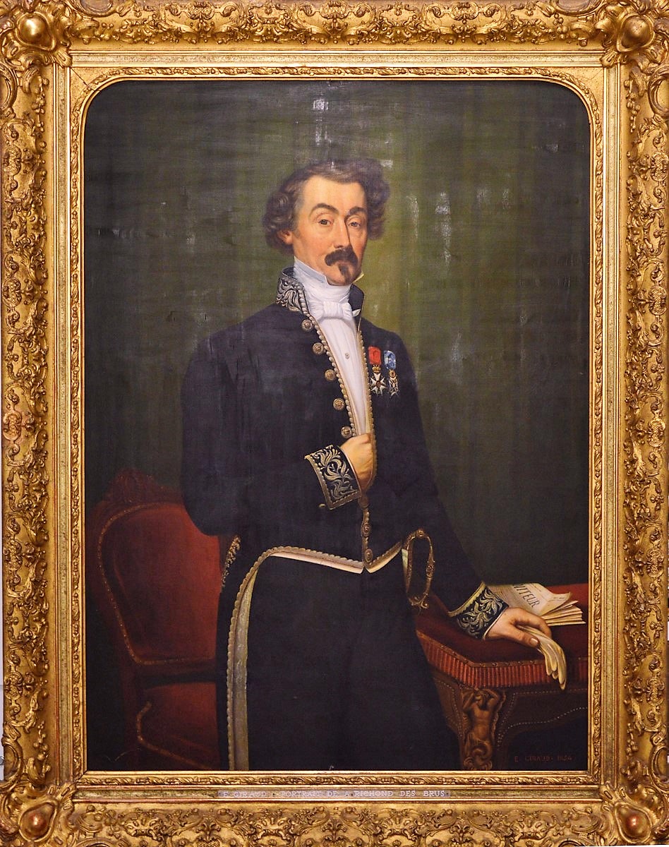 PORTRAIT DE FRANCOIS REGIS ADOLPHE RICHOND-DES-BRUS