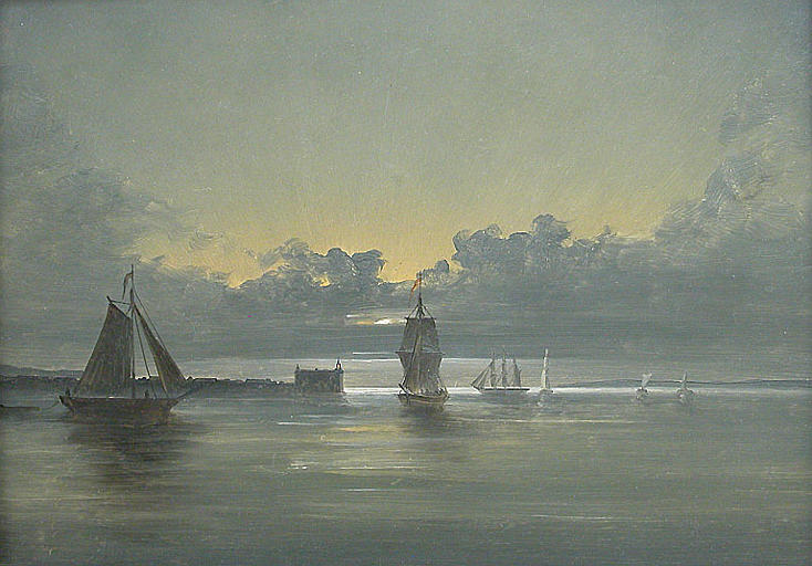 Vue de Kronbourg à Oresund