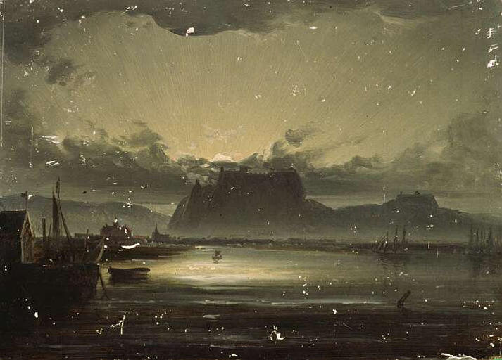 VUE DE FREDRIKSHALD (AUJOURD'HUI HALDEN)