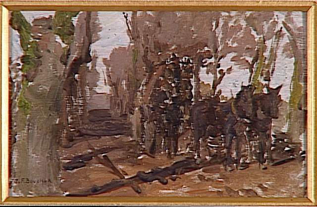 'Mule Team', Chaumont, décembre 1917