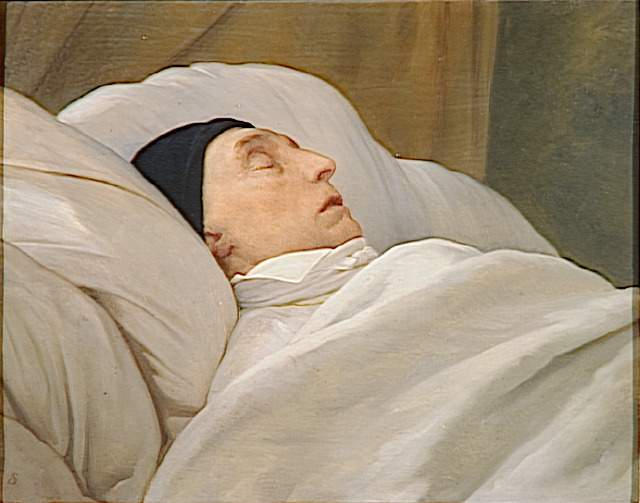 La Fayette sur son lit de mort (20 mai 1834)