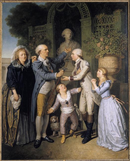 LE PATRIOTISME FRANCAIS OU LE DEPART