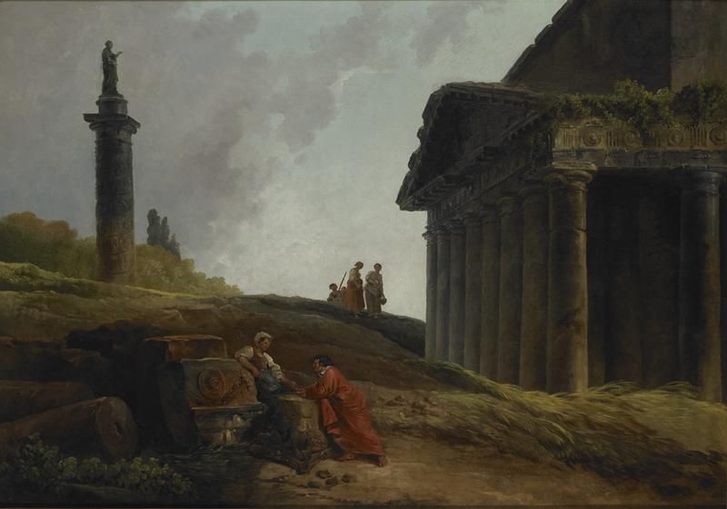 MONUMENTS ET RUINES ; DIT AUTREFOIS RUINES D'ITALIE
