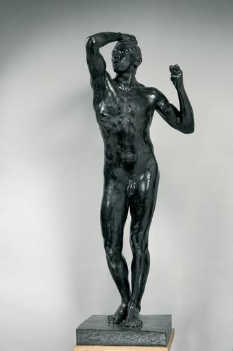 L'AGE D'AIRAIN ; AUSSI CONNU SOUS LES TITRES : L'AGE DE PIERRE, L'AGE DE BRONZE, L'AGE DE FER, L'HOMME QUI S'EVEILLE, LE VAINCU, L'HOMME DES PREMIERS AGES, LE SOLDAT BLESSE, L'EVEIL DE L'HUMANITE