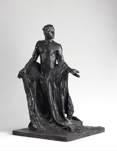 BOURGEOIS DE CALAIS : JEAN DE FIENNES, VARIANTE DU PERSONNAGE DE LA DEUXIEME MAQUETTE, TORSE NU