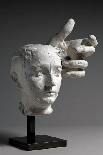 ASSEMBLAGE : BOURGEOIS DE CALAIS, MAIN GAUCHE DE PIERRE DE WISSANT ET MASQUE DE CAMILLE CLAUDEL