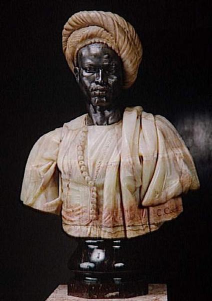 NEGRE DU SOUDAN OU NEGRE EN COSTUME ALGERIEN