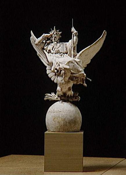 NAPOLEON IER (1769-1821) ASSIS SUR UN AIGLE