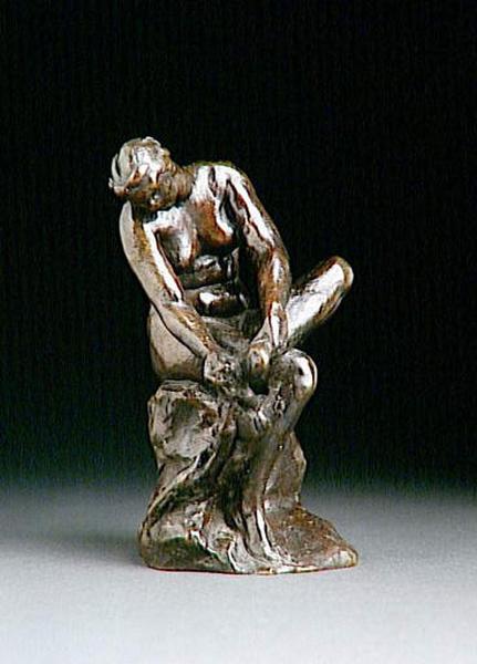 BAIGNEUSE, FEMME NUE S'ESSUYANT LE PIED