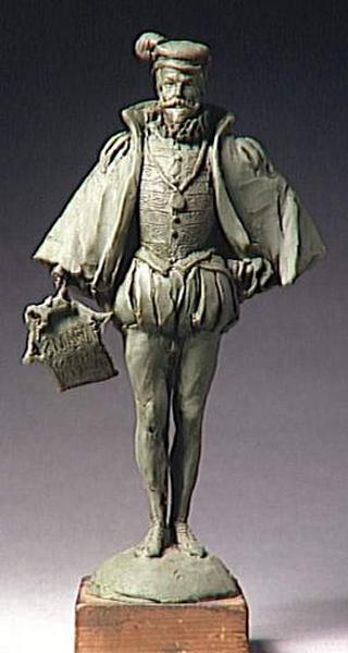 HOMME EN COSTUME HENRI II DIT CLEMENT MAROT (1496-1544)