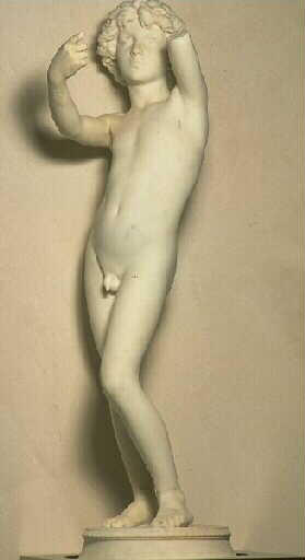 Saint Jean faisant sa croix