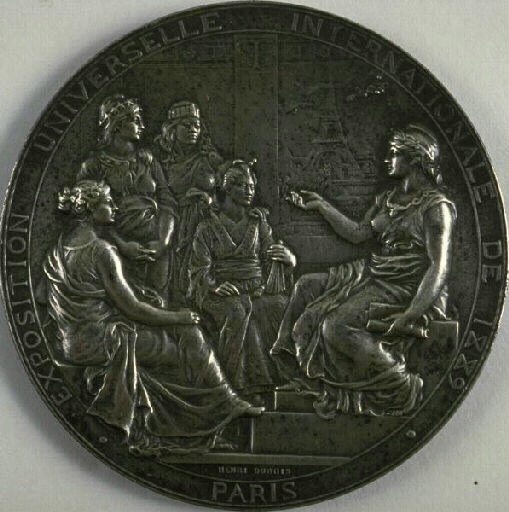 médaille : Commémoration de L' exposition Universelle de 1889