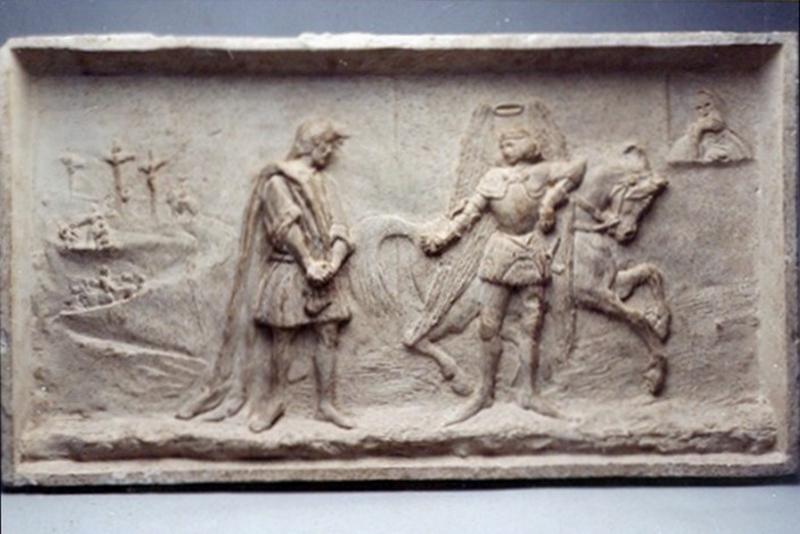 LE CHRIST ET LE JUIF ERRANT ; APPARITION DE SAINT MICHEL ; DIT AUSSI APPARITION DE L'ANGE VENGEUR AU JUIF INCROYANT