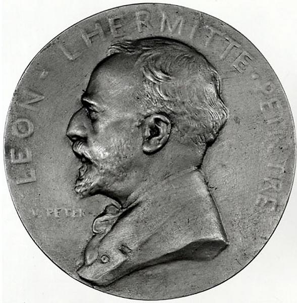 MEDAILLON DE LEON LHERMITTE (1844-1925)
