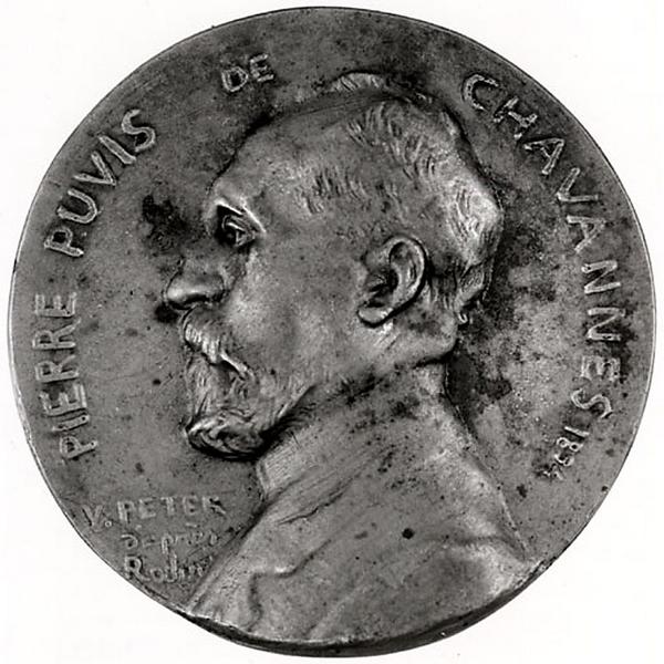 MEDAILLON DE PIERRE PUVIS DE CHAVANNES (1824-1898)