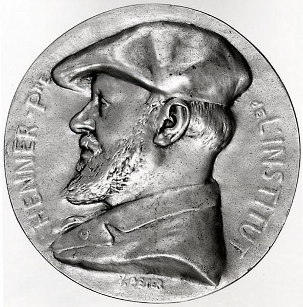 MEDAILLON DE JEAN JACQUES HENNER (1829-1905)