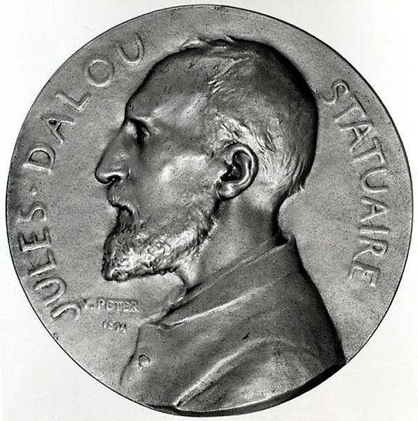 MEDAILLON DE JULES DALOU (1838-1902)