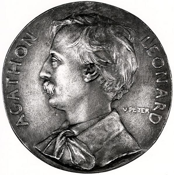 MEDAILLON D'AGATHON LEONARD (1841-?)
