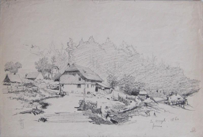 Ferme dans la vallée de la Magel ; Grand et petit Donon