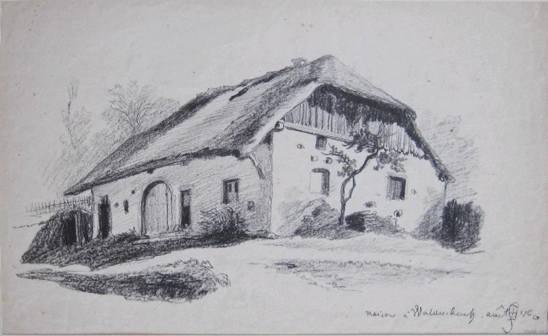 Maison à Waldersbach (Titre inscrit) ; Vue du Ban de la Roche (Titre inscrit)