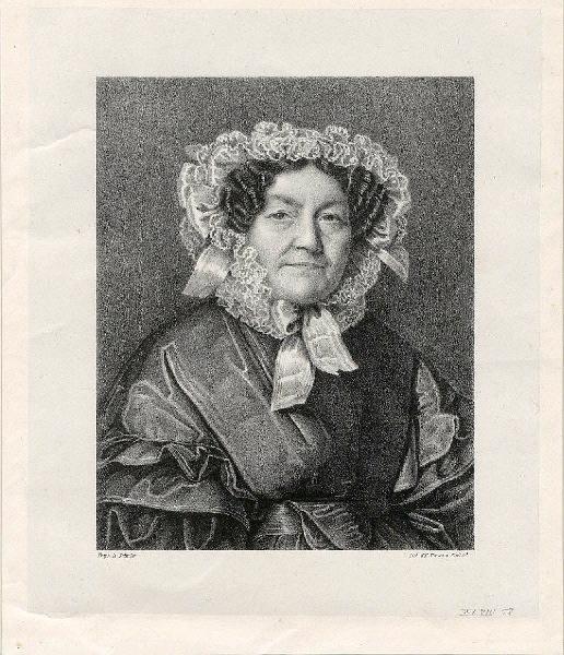 Portrait de Madame Jean Nicolas Karth, née Marguerite Salomé Hennenberg ; Portrait d'une femme au bonnet de dentelle