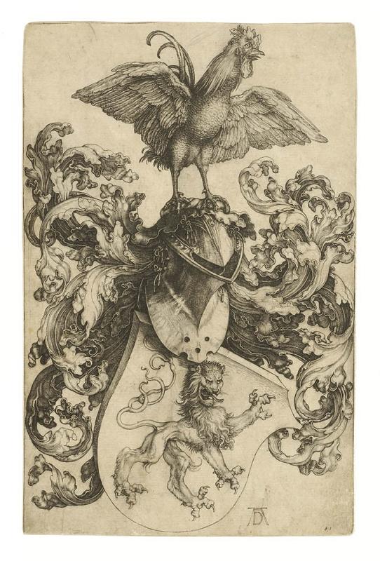 Les armoiries au coq