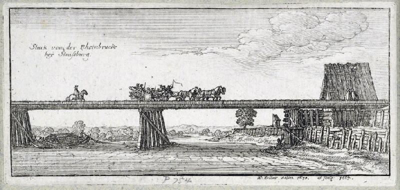 Le pont du Rhin près de Strasbourg (n° 4) ; Vue d'Allemagne II ; Stuck von der rheinbrucke beu Strassburg