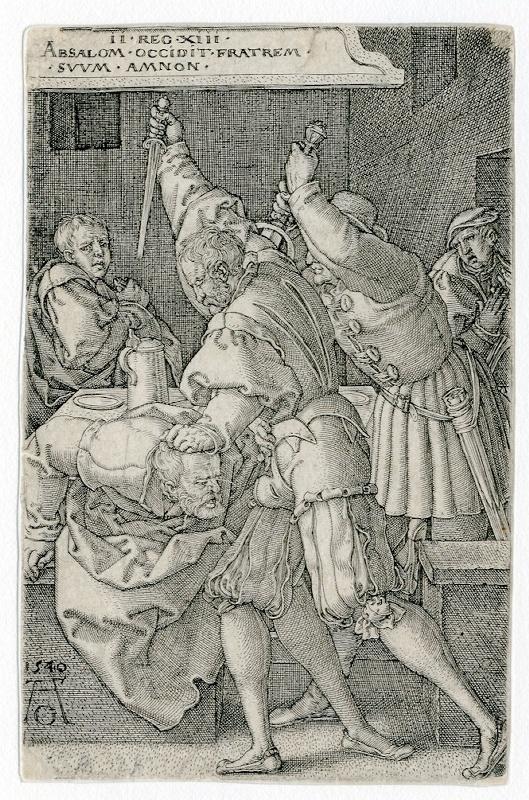 Absalon tuant son frère Amnon
