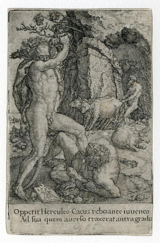 Les travaux d'Hercule : Hercule tuant Cacus