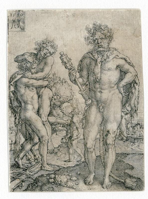 Les travaux d'Hercule : Hercule et Antée