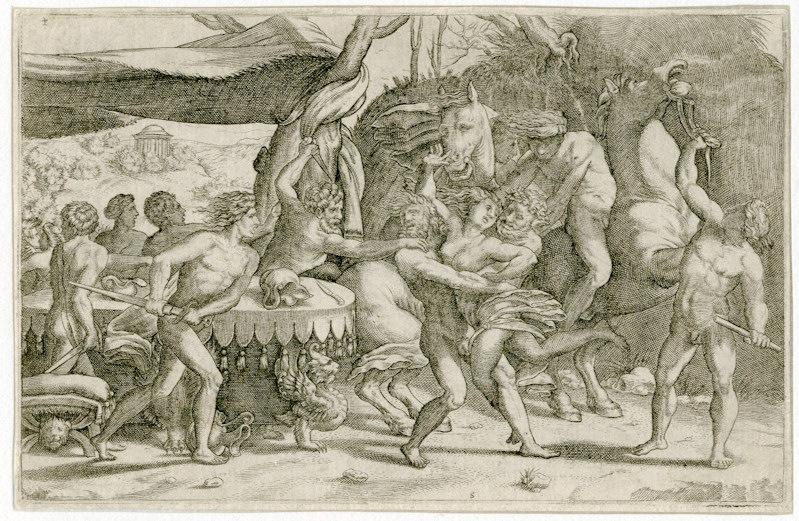 Combat des Lapithes et des Centaures (aux noces de Pirithoüs)