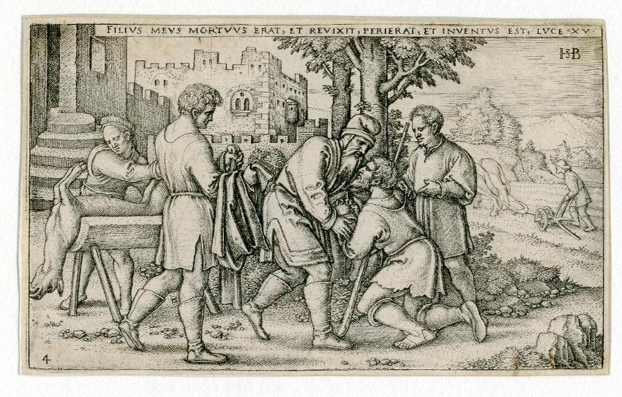 Le fils prodigue (planche 4) ; Le retour du fils prodigue