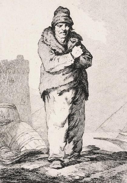 Matelot provençal avec son petit caban ; portrait d'homme (autre titre)