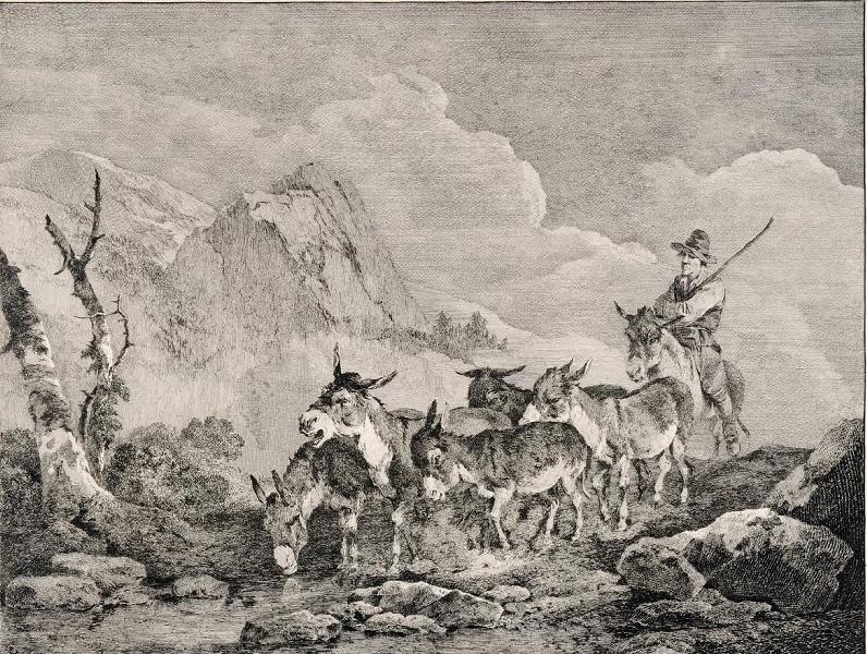 Le père, la mère, le petit fan-fan, la tante, le cousin germain, l'oncle à la mode de Bretagne. et le perruquier de toute la famille ; Berger et son troupeau