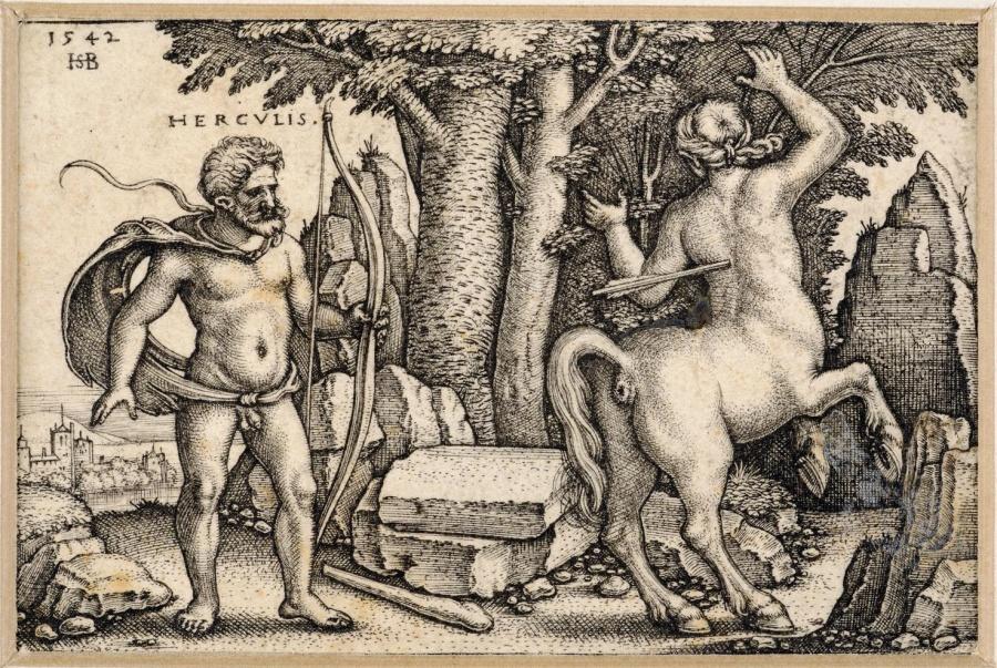 Les travaux d'Hercule : Hercule tuant Nessus