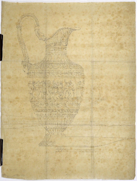 Aiguière ; Vase ; Coupe ; Dessin d'orfèvrerie ; Mariage de Napoléon et Marie-Louise