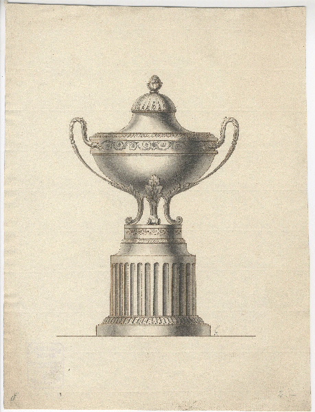 Soupière ; Dessin d'orfèvrerie