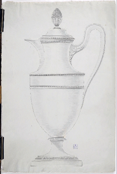 Verseuse ; Aiguière ; Dessin d'orfèvrerie