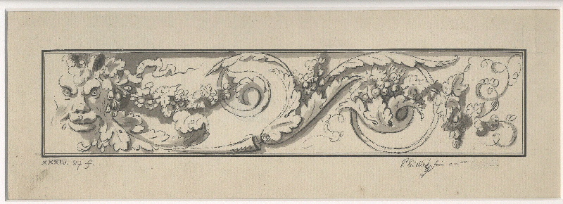Rinceaux ; Dessin d'orfèvrerie