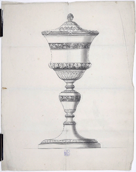 Ciboire ; Dessin d'orfèvrerie