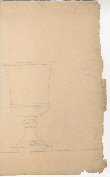 Coupe ; Dessin d'orfèvrerie