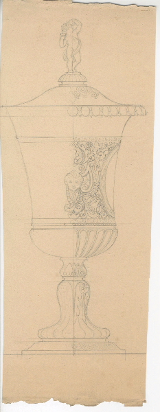 Coupe ; Dessin d'orfèvrerie