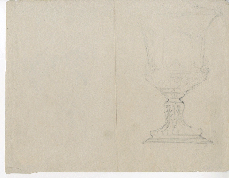 Coupe ; Bijou ; Dessin d'orfèvrerie