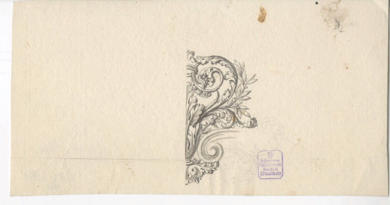 Motif décoratif ; Dessin d'orfèvrerie