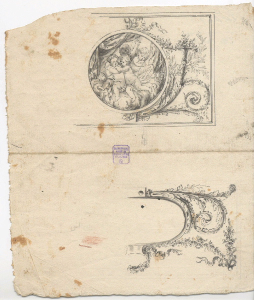 Motif décoratif ; Dessin d'orfèvrerie