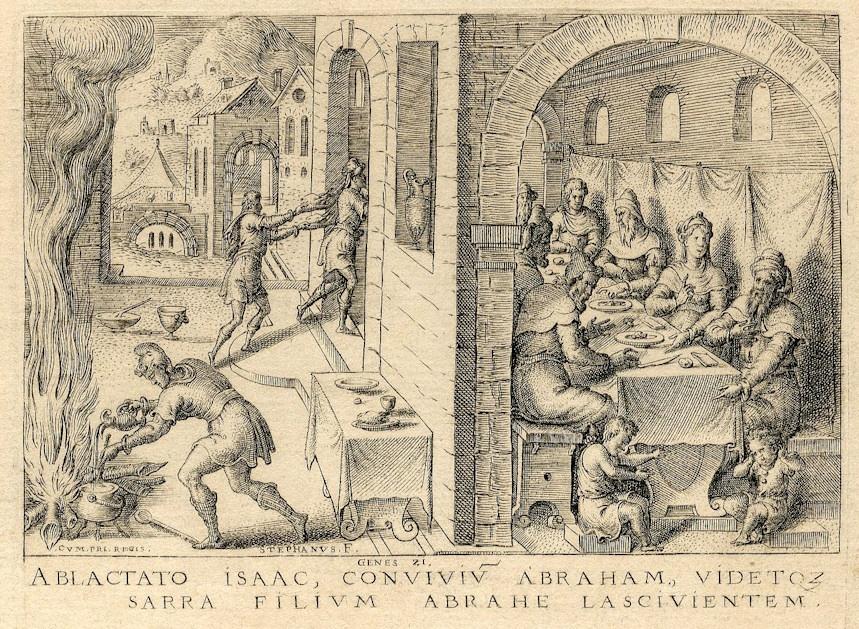 Histoire de la Genèse (23) : Abraham donnant un festin à l'occasion du sevrage de son fils Isaac