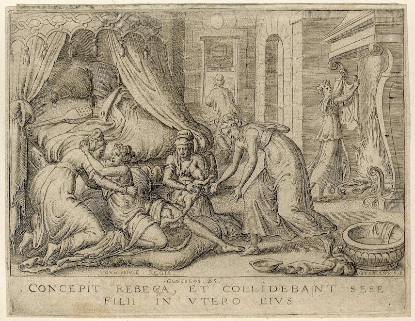 Histoire de la Genèse (29) : Rébecca enfantant Jacob et Esaü